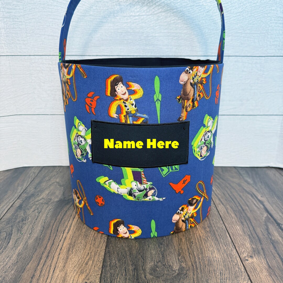 Toy Story Trick or Treat Bag Halloween Bucket Candy Sack Etsy