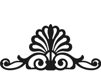 Iges, DXF, SVG, png - wrought iron panel for cnc cutting or printing M9