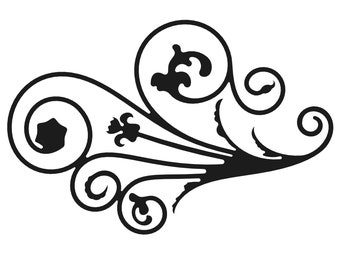 Ornamental Panel Digital product, file DXF for cnc, Plasma, Laser. File IGES for 3D design. Metal Art, and Metal Decoration.