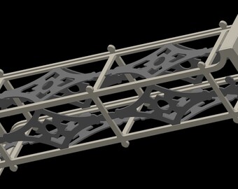 Iges, DXF, SVG, png - wrought iron pier