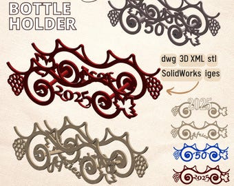 SolidWorks 2024 - Bottles Rack - High-End London Housing Market - Digital Downloads