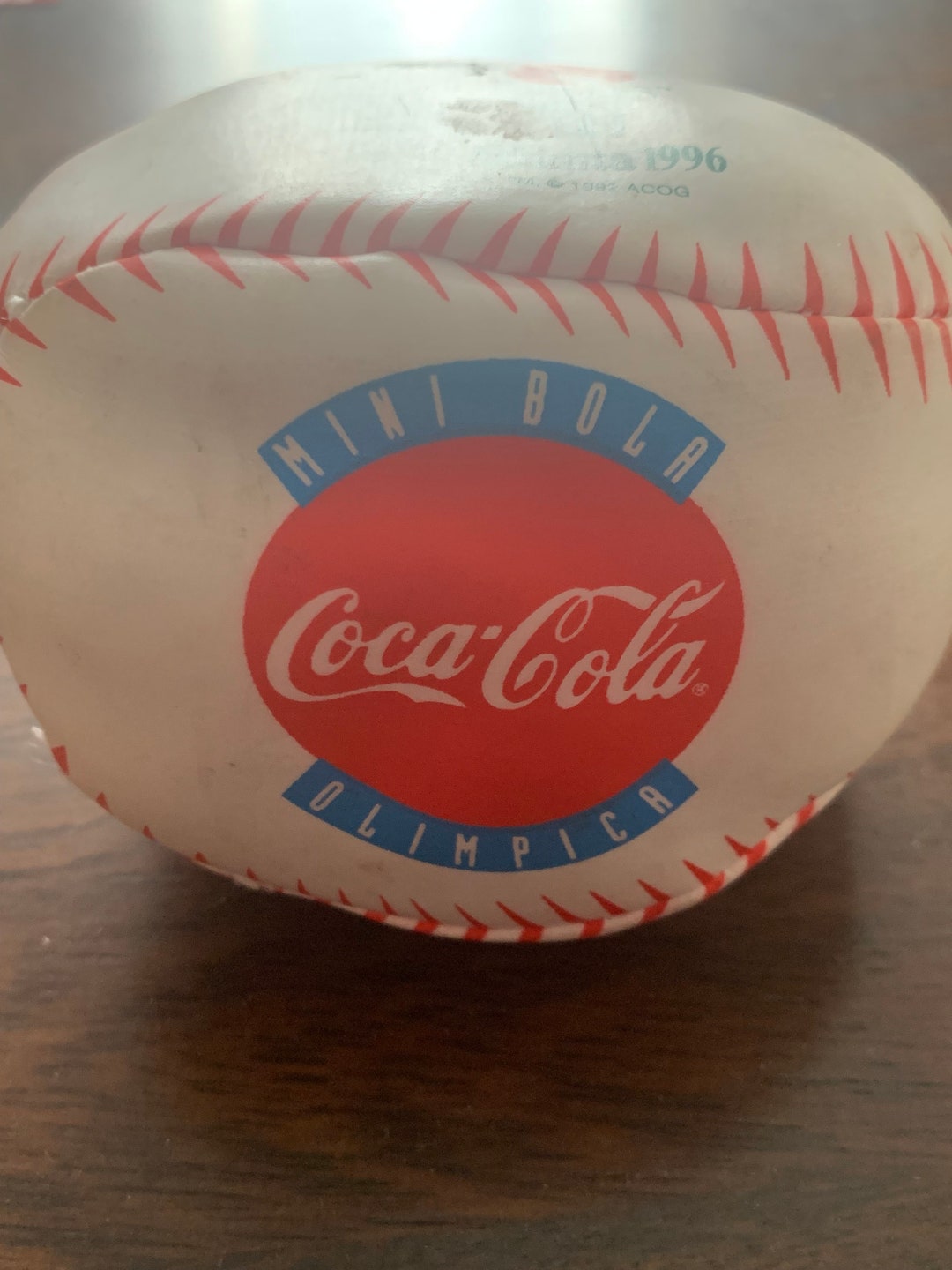Coca Cola Squishy Softball 1996 Atlanta Summer Olympics Etsy