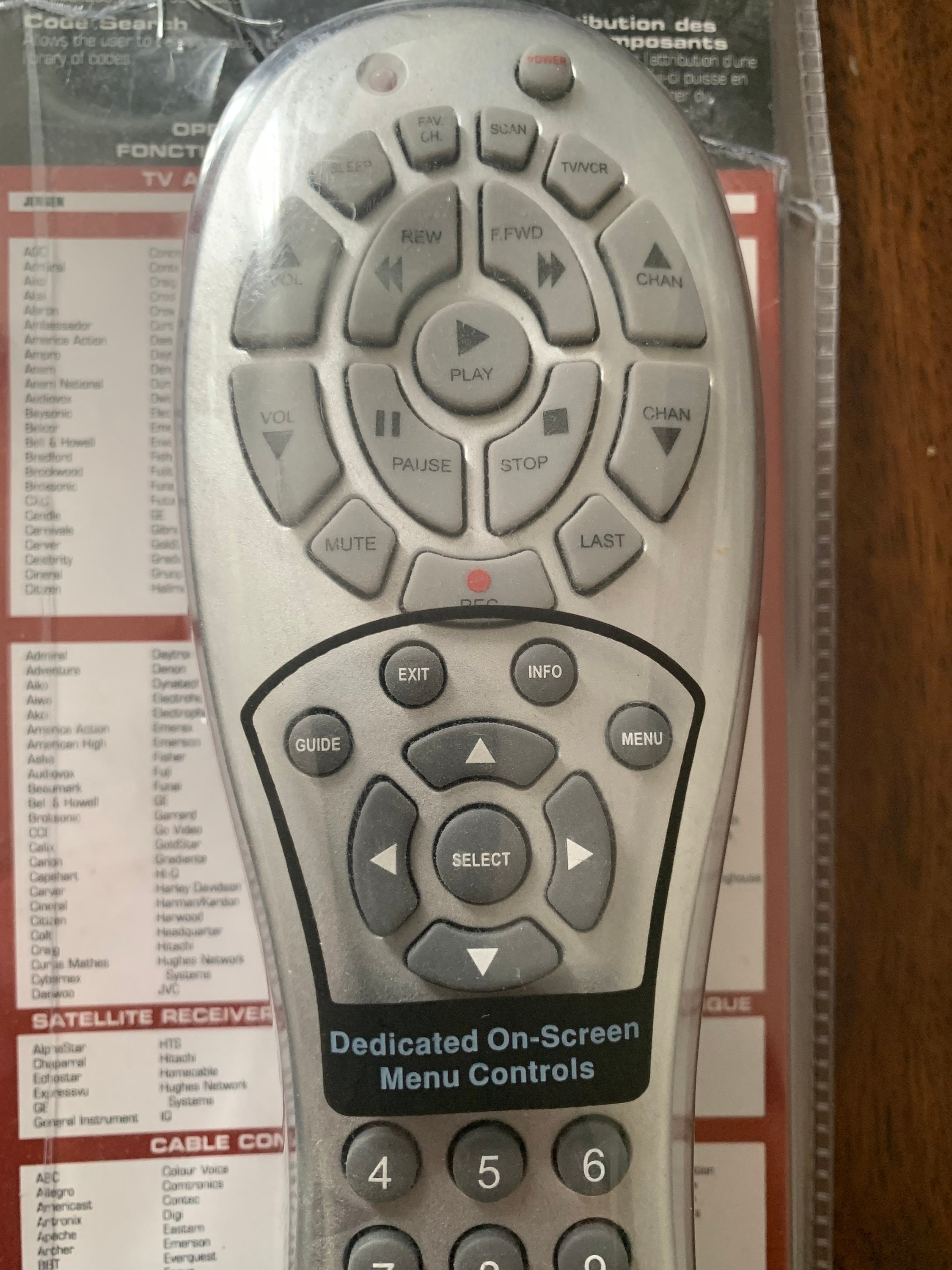 Jensen Universal Remote Control TV/VHS Etsy