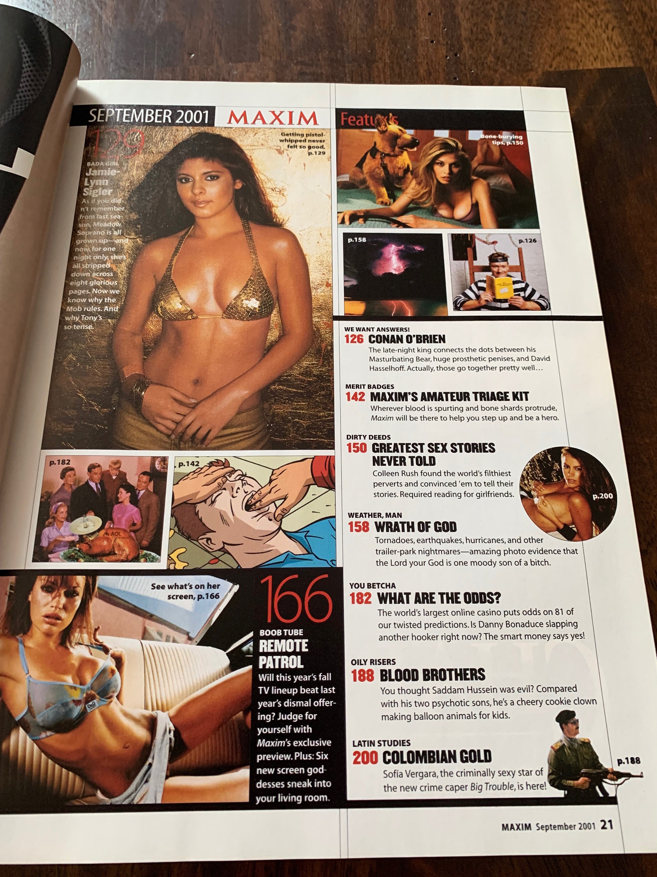 Maxim Magazine 2001 image pic