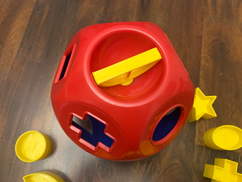 Tupperware Shape Sorter Vintage Complete With All 10 Pieces Etsy