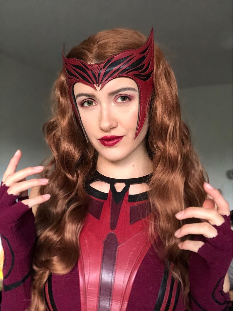 Scarlet Witch Cosplay Wanda Vision Wanda Costume Scarlet Etsy