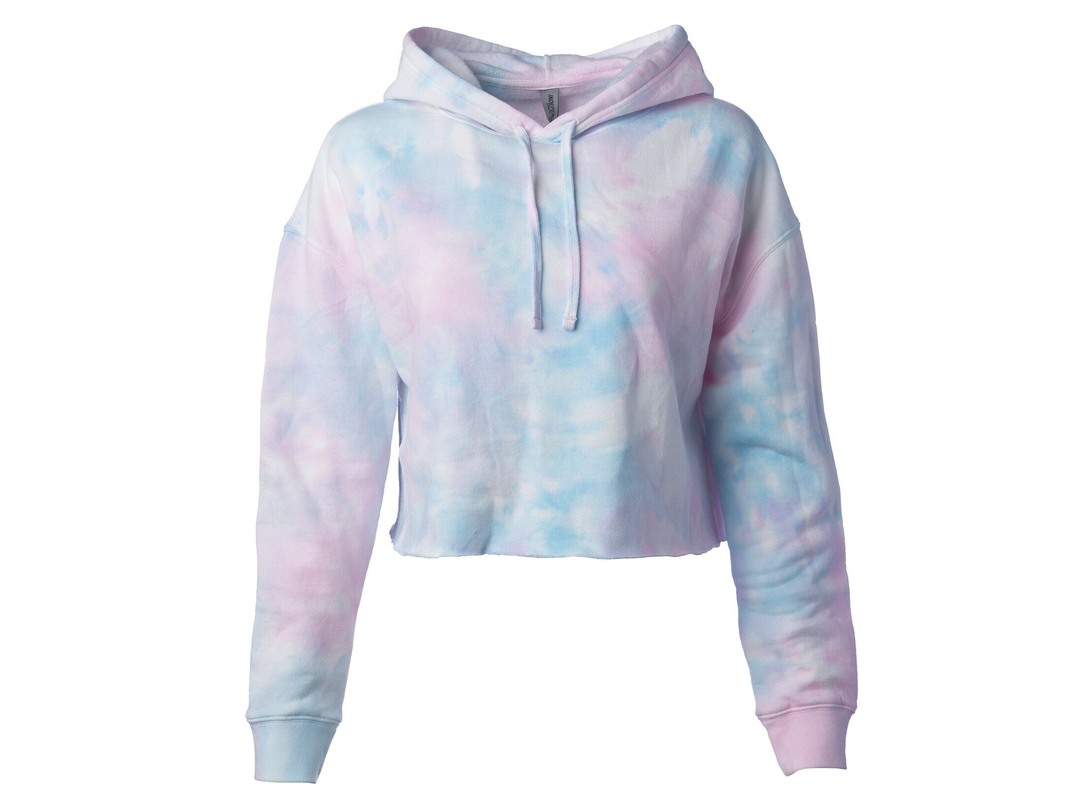 tie dye sweatshirt crop top