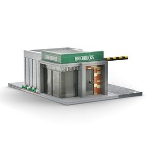 Coffee Shop Cafe Building Blocks Bricks Instructions PDF File Download (INSTRUCTIONS ONLY)