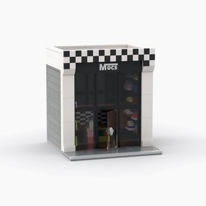 Skateboard Shop Building Blocks Bricks Instructions PDF File Download (INSTRUCTIONS ONLY)
