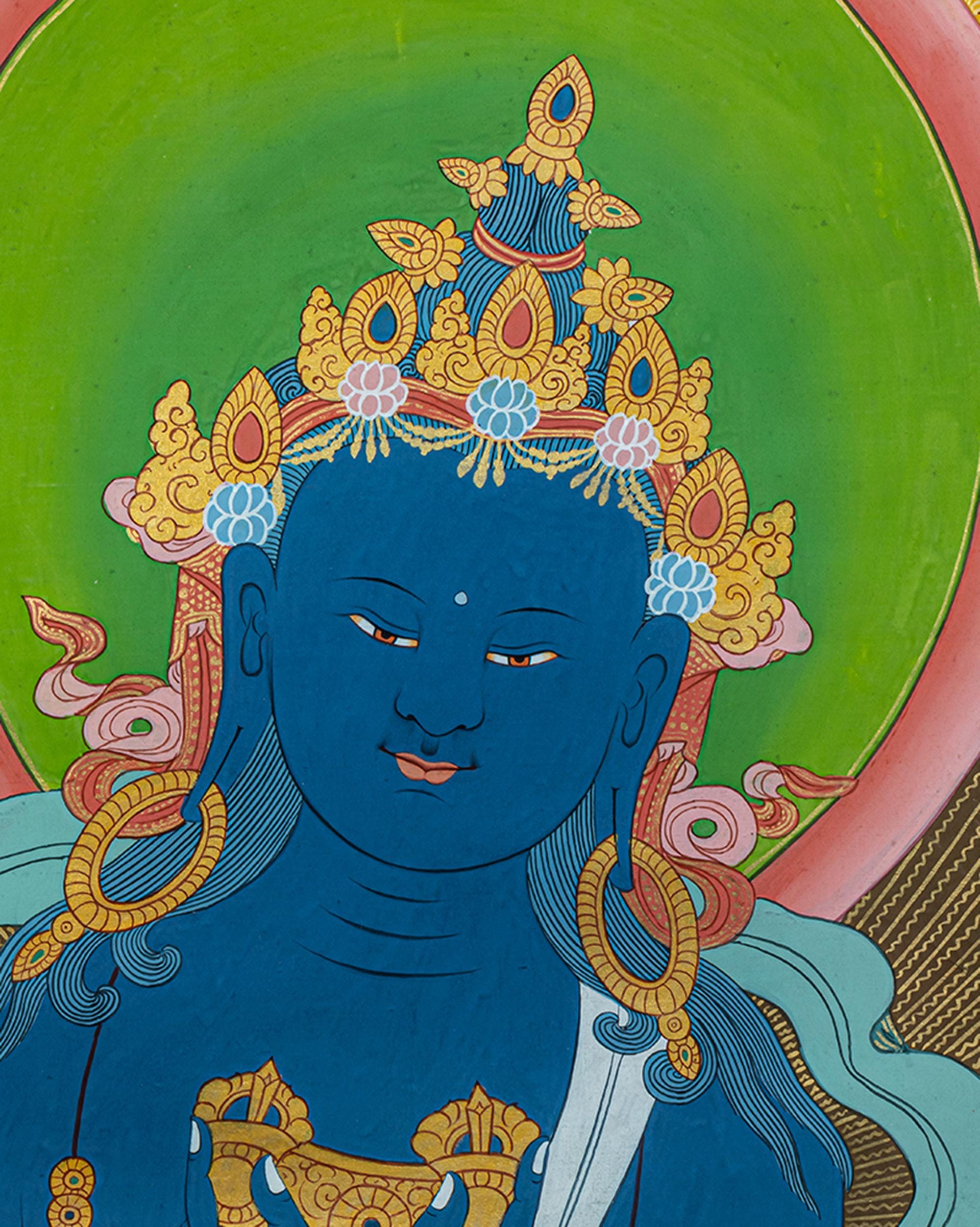 ヴァジュラダラ タンカ アート: 手描きのヒマラヤ仏教の神々 - Etsy 日本