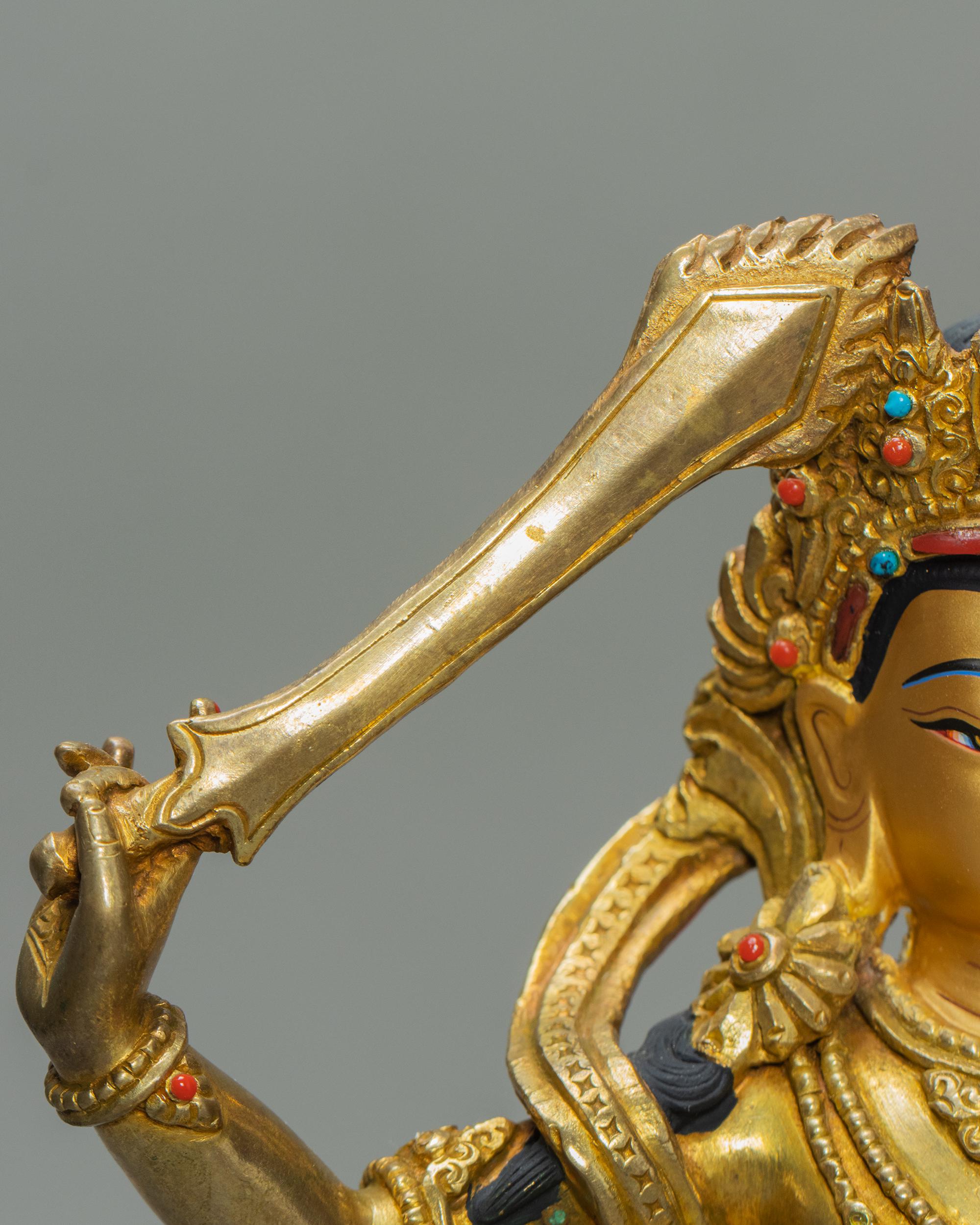 仏教美術 中国古玩 唐物 古銅造 仏像 豆仏 時代物 極上品 鍍金 初 韋駄