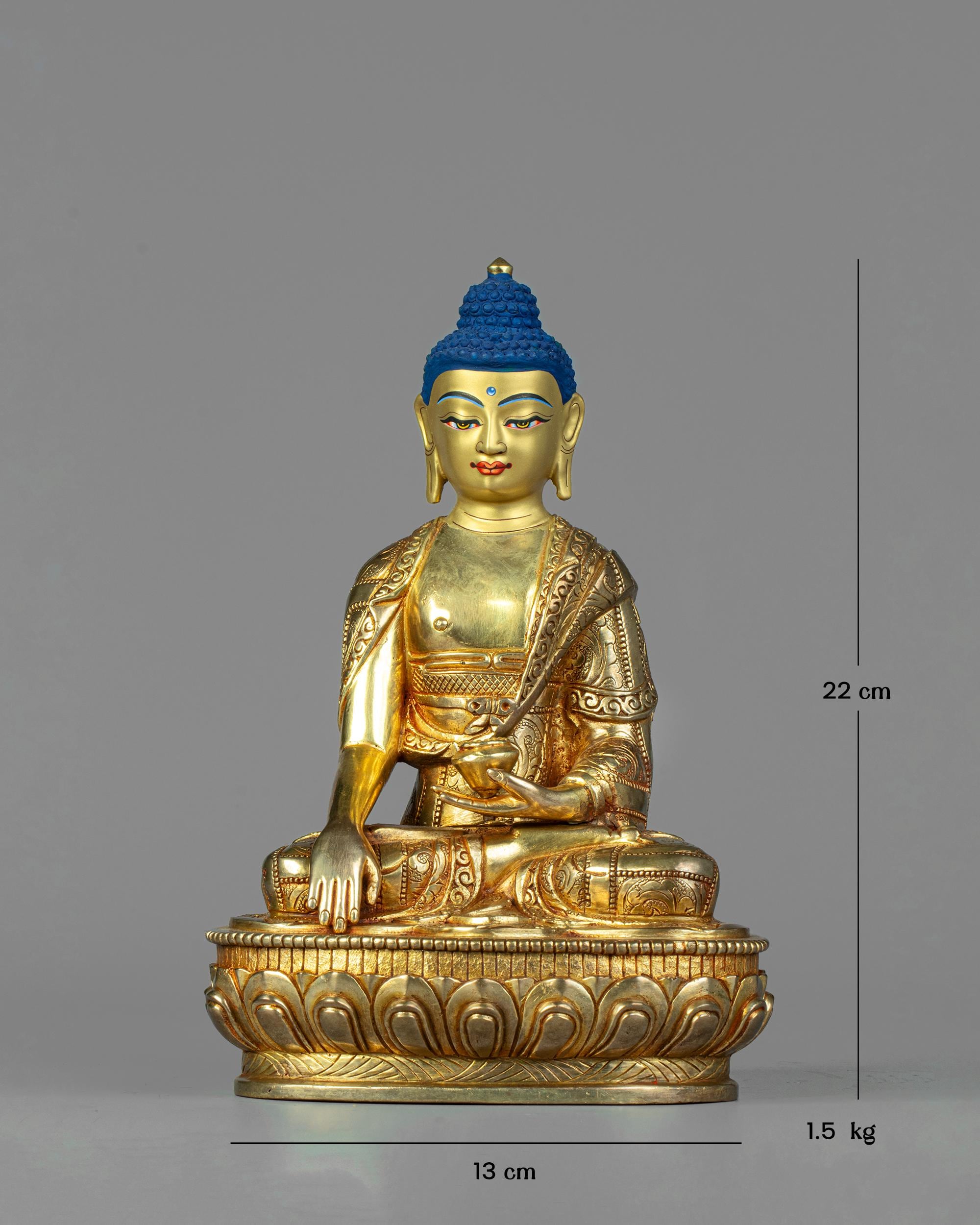 22 Cm Shakyamuni Buddha Statue I Enlightened One I Founder of
