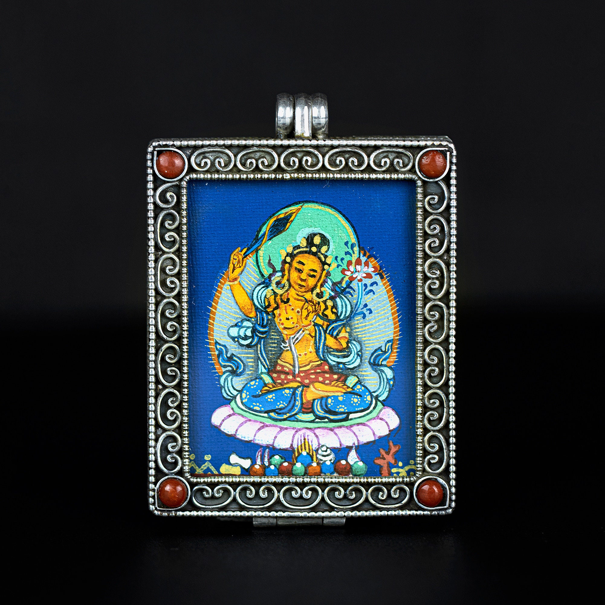 Hand-Painted Manjushri, Manjushree, Manjusri, Bodhisattva, Thangka ...