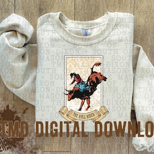 Carta de tarô Bull Rider (PNG)
