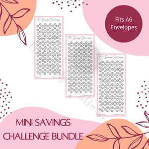 Mini Savings Challenge Bundle: A6 Envelopes (Digital)