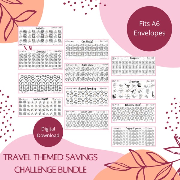 Savings Challenge Bundle Etsy