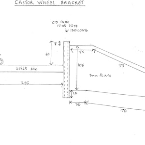 WHEELIE Machine PLANS Motorcycle/bike wheelie trainer Spyder, WHEELIE Cage Plans only imagem 5