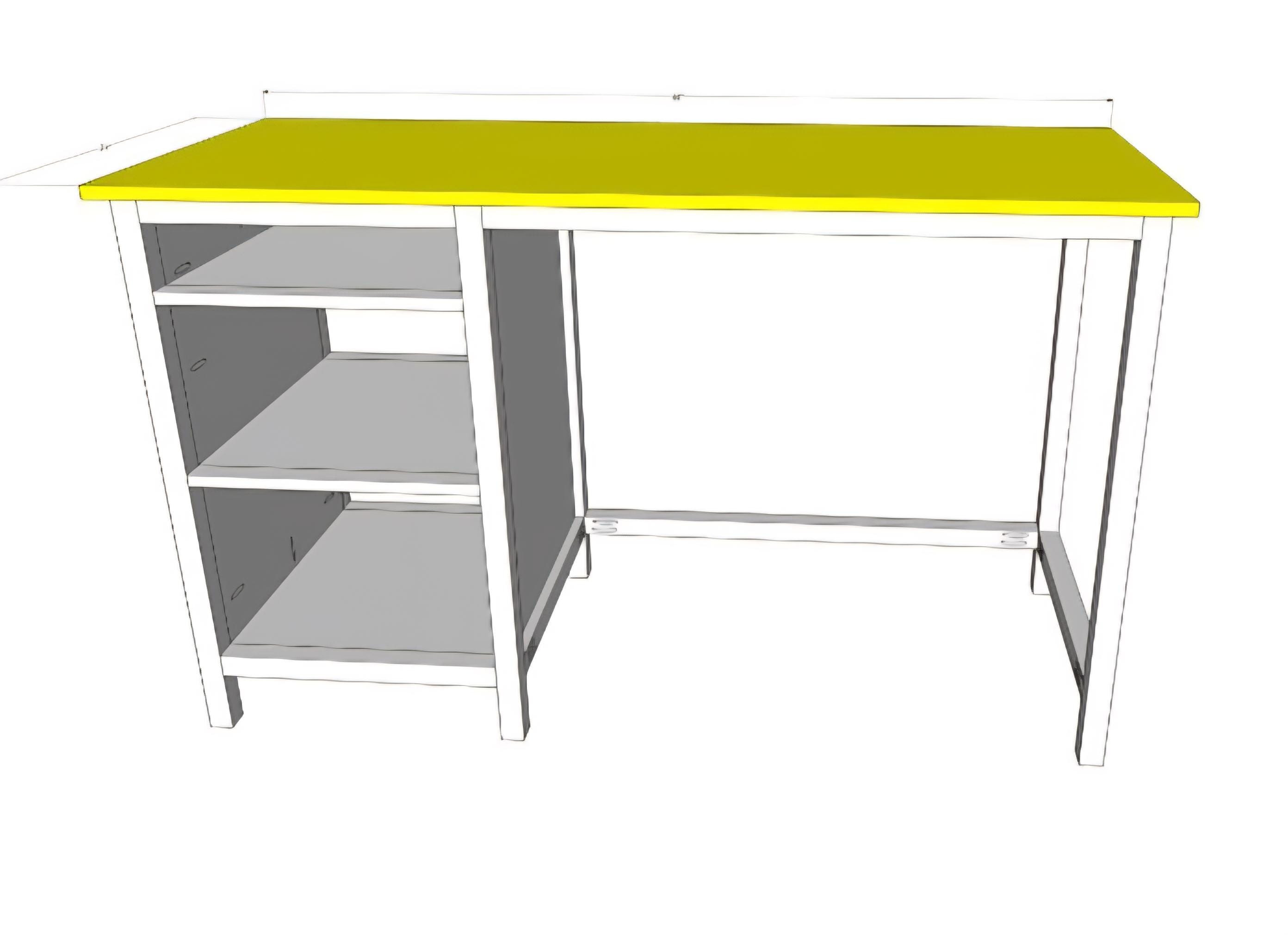 Counter Height Desk With Storage - Etsy