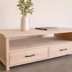 Coffee Table With Storage - plans to build it