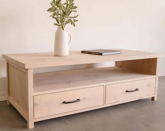 Coffee Table With Storage - plans to build it