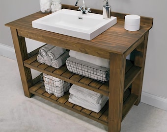 Rustic Bathroom Vanity - DIY