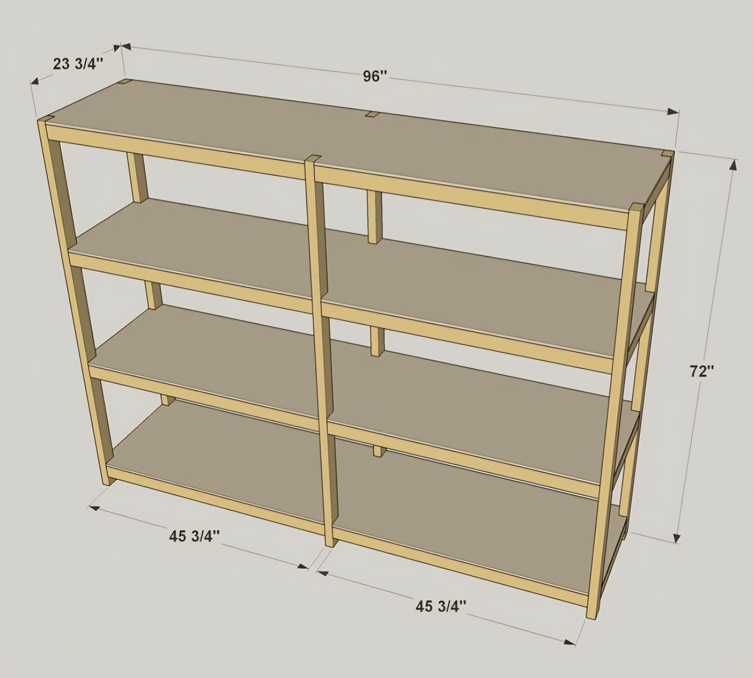 Garage Storage Shelves - Plans to Build It! - Etsy