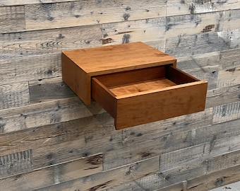 Modern Floating Nightstand - complete plans to build it