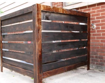 Privacy Screen for Hiding AC Unit - plans to build it