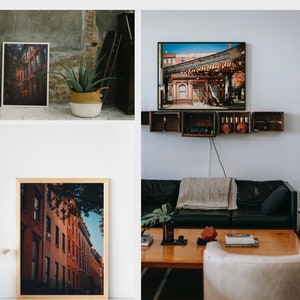 Architecture City Buildings Photo Art Print Set of 3, Urban Skyline, Modern Cityscape Picture, Fine Art Photography, Architectural Decor,