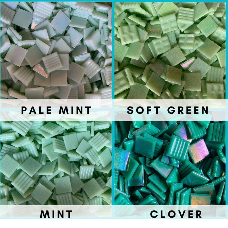 20x20mm Vitreous Glass Tiles for Mosaics Mosaic Supplies Etsy Canada