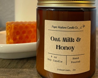 Oat Milk & Honey Soy Candle 8oz