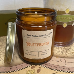 Butterybeer Soy Candle 8oz
