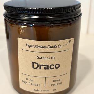 Smells of Draco 8oz Soy Candle