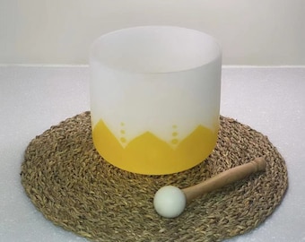 Cosmic Sound Bowls® 'Ispirata al Sole' Campana tibetana smerigliata
