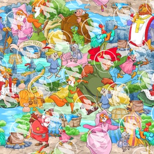 Robin Hood Toon Seamless Art