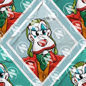 Joke Toon Character Seamless Art