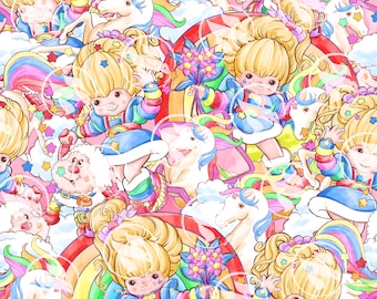 Rainbow Girl Stacked Seamless Art