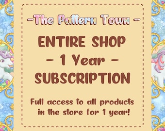 Entire Shop Subscription - Unlimited Seamless Patterns Access, High Quality Character Designs, 300 DPI ,Commercial Use Included