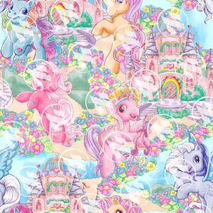 Little Horses Seamless Art (No AI)