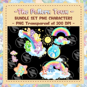 PNG Bundle Cute Bears Art