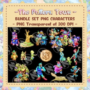PNG Bundle Magische mittelalterliche Bärenkunst