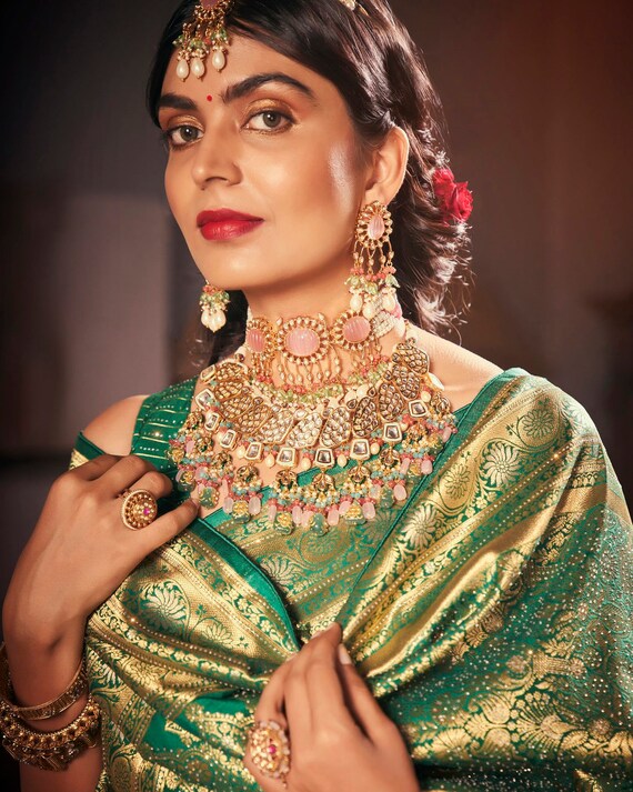 Dulhan silk saree clearance