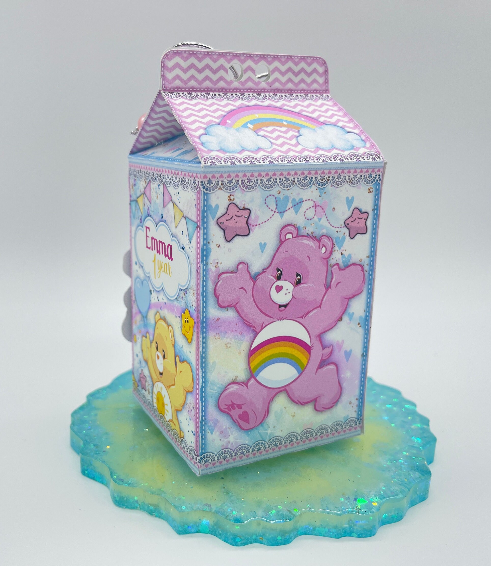 Care Bears Party Favor Milk Box Care Bears Treat Boxes Etsy