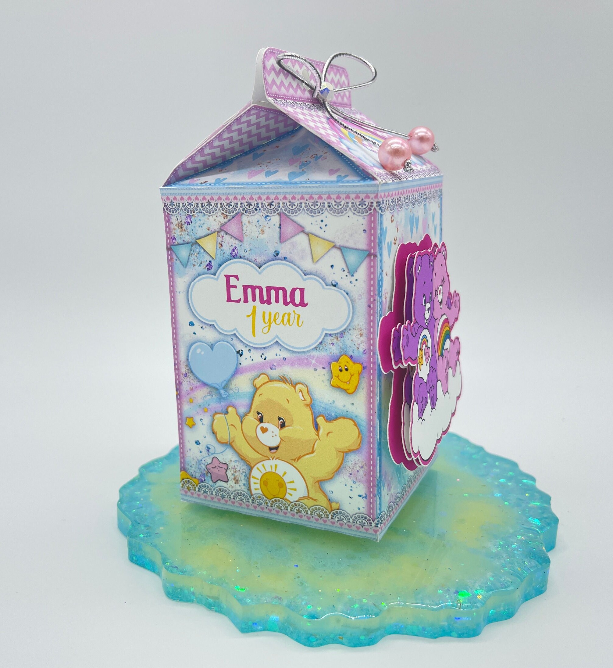 Care Bears Party Favor Milk Box Care Bears Treat Boxes Etsy