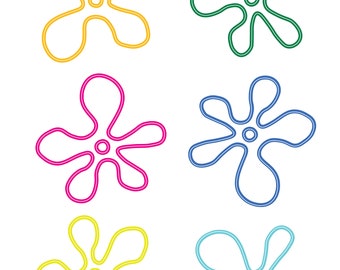 Bikini Bottom Flowers - Мгновенная загрузка, цифровая загрузка, svg, ai, pn...