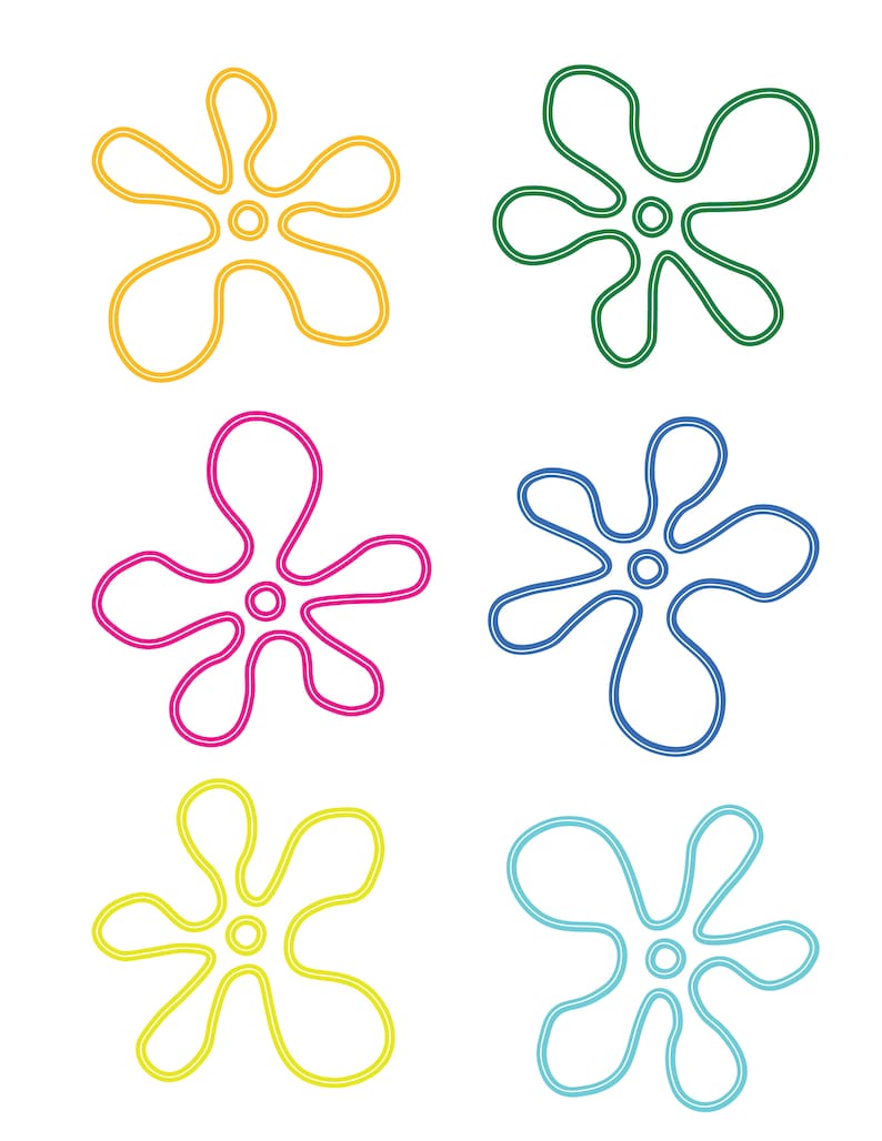 Bikini Bottom Flowers Descarga instantánea, descarga digital, svg, ai, png, y archivos jpg ...