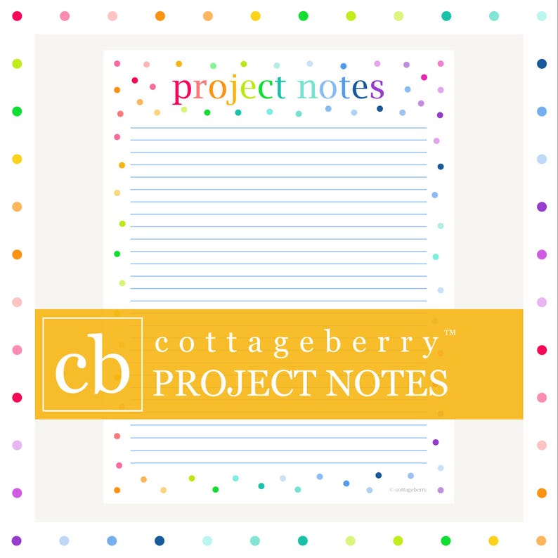 PROJECT PLANNER Printable Pages Inserts Happy Home Organizer Binder ...