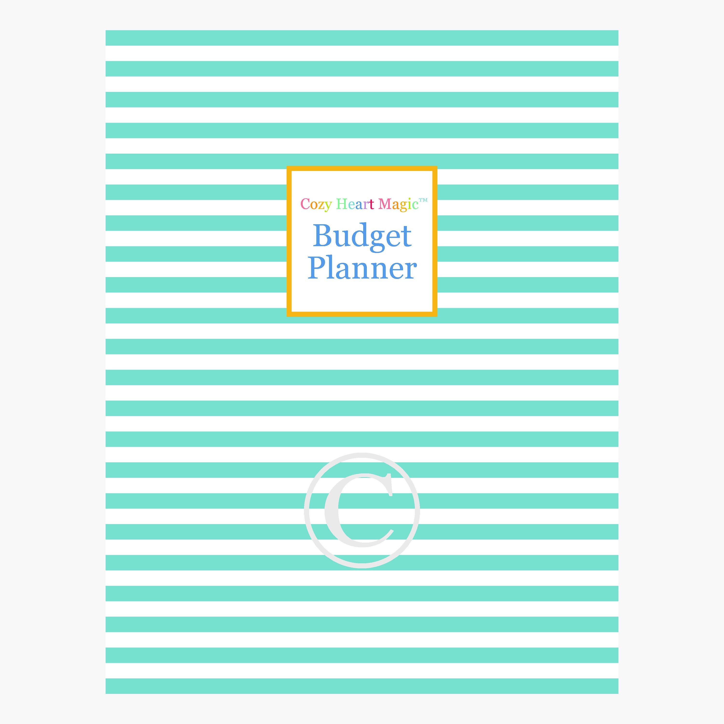 COVER PAGE Budget Planner Printable Pages Happy Financial Bill | Etsy