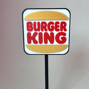 BURGER KING 　ロードサイン Burger King Sign - Etsy