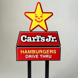 Carls Jr Sign - Etsy